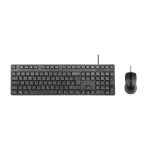 Targus AKM622FR klaviatuur hiir kaasas universaalne USB AZERTY prantsuse must