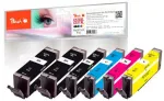Peach Multi pakk Plus, &uuml;hildub Canon PGI-570XL*2, CLI-571XL-ga