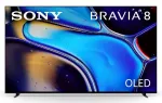 Sony BRAVIA 8 K-65XR80 (K65XR80PAEP) 65-tolline 4K UHD OLED Google TV nutiteler, HDR, must
