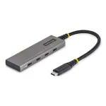StarTech 4-Port USB-C Hub - 10 Gbps, 100W PD Laadimine, &Uuml;levoolukaitse, PCR Alumiinium - 3x USB-C 3.2 Gen 2 + 1x USB-C 3.2 Gen 2 (Power Delivery) - Lauaarvuti