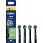 Oral-B Pro CrossAction Replacement Brush Heads Black 4-Pack (015431)