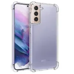 Evelatus Samsung Galaxy S21 Plus Military Shockproof Silicone Case TPU Transparent