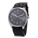 Folli Follie Men's Watch WT14T001SDN 40mm Stainless Steel Leather Quartz Analog