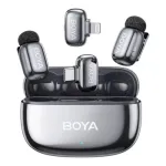 Boya mini 2-01 juhtmevaba mikrofon Lightning/USB-C, kuuh&otilde;be (BOYA mini 2-01-Space Gray)
