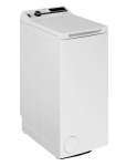 Whirlpool TDLRBX 6252BS EU pealtlaetav pesumasin &mdash; 6 kg, 1200 p/min, energiaklass B, 900&times;400&times;600 mm, valge