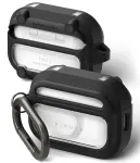 Ringke UX Magnetic &uuml;mbris Apple AirPods Pro 3 jaoks, MagSafe-&uuml;hilduv, karabiiniga, l&auml;bipaistev