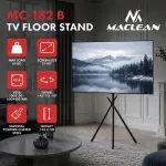 Maclean TV p&otilde;randaalus/kinnitus, 37-80 inch, VESA 600x400, 60 kg, MC-182 B