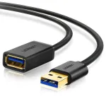 UGREEN USB 3.0 pikenduskaabel 2m must