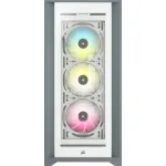 CORSAIR iCUE 5000X RGB &ndash; temperklaasiga keskmine ATX-arvuti korpus &ndash; valge