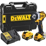 DeWALT DCF901P2-QW mutriv&otilde;ti 1/2 340 N&sdot;m Must, Kollane 12 V