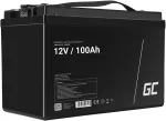 S&otilde;iduki/Mere puhkeaku Green Cell AGM30 12 V 100 Ah suletud pliiaku (VRLA), hooldusvaba, 171&times;214&times;330 mm