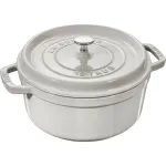 &Uuml;mmargune malmpott Staub La Cocotte 3,8 l tr&uuml;hvel &mdash; emailitud, tihedalt suletav kaas