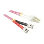 SYNERGY21 S216290 2 m LC-ST Duplex mitmemoodiline OM4 50/125&micro;m valguskaabli &uuml;henduskaabel, 3 mm, violetne