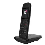 Telekom Sinus 12 juhtmevaba DECT-telefon helistaja numbri kuvamisega, must