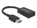 USB-kaabel DeLOCK 65698 USB 3.2 Gen 2 0,15 m USB A USB C Must