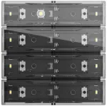 Gira Tastsens.4.70 Standard 4f KNX 531400 - 4-kordne KNX surunuppandur, puhtvalge l&auml;ikiv