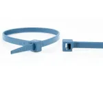 WKK 150226671 Metalltuvastatav kaablivits 370 x 4,8 mm Sinine (100 tk pakk)