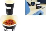 KANGARO &Ouml;ko paberklaas 180 ml must/valge kuumadele ja k&uuml;lmadele jookidele (1 tk) K-157001
