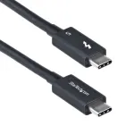 StarTech.com 3ft (1m) Thunderbolt 5 kaabel, 80 Gbps/kuni 120 Gbps, 240 W PD, 8K 60 Hz, sertifitseeritud Thunderbolt-kaabel &ndash; &uuml;hildub Thunderbolt 4/USB4/USB-C-ga