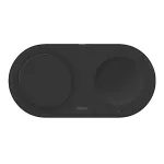 Belkin WIZ021VFBK &ndash; 2-in-1 juhtmevaba laadimispadi Qi2 tehnoloogiaga 15 W, must
