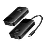 USB-C&ndash;HDMI juhtmevaba saatja/vastuv&otilde;tja Vention ADOBB &mdash; 4K@30Hz, 1&times;HDMI, USB-C kaabel 1 m, must