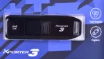 USB-m&auml;lupulk PATRIOT Xporter 64GB USB Type-A 3.2 Gen 1 (liug, must, 80 MB/s)