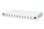 DIGITUS fiiberoptiline l&uuml;kand&uuml;henduskarp, 1U, varustatud 12x LC duplex, sisaldab M 25 kruvi, &uuml;henduskasseti v&auml;rvi pikendusjuhtmed OM4, adapter