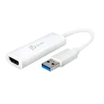 j5create JUA254 USB 3.0 HDMI mitme monitori adapter, 3.2 Gen 1 (3.1 Gen 1), USB Type-A, HDMI v&auml;ljund, 2048 x 1152 pikslit