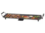 Beper 90.386 teppanyaki grill, 70,5 x 23,5 cm kleepumatu plaat, 1800 W, must
