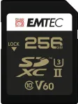 M&auml;lukaart Emtec 256GB SDXC UHS-II ECMSD256GUHS2V60