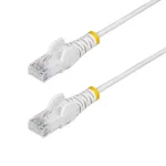 StarTech.com 1m valge &otilde;huke CAT6 Etherneti kaabel, takerdumisvastane, 100W PoE, UTP, LSZH, 28AWG puhtast vasest juhe, &otilde;huke RJ45 v&otilde;rgupaikakaabel t&otilde;mbet&otilde;kestitega, individuaalselt testitud