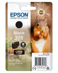 Epson Squirrel Singlepack Must 378 Claria Photo HD Tint, standardne saagis, must, pigmendip&otilde;hine tint, 5,5 ml, 1 tk, 240 lehek&uuml;lge