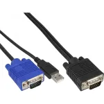 InLine KVM-kaablikomplekt USB 19-tollisele KVM-l&uuml;litile pikkusega 1,8 m