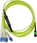 BlueOptics MTP-4LC-S10M-BO MTP&ndash;4x LC &uuml;ksikrežiimi &uuml;henduskaabel, 10 m