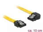 SATA kaabel DeLOCK 83957 0,1 m 7-kontaktiline Must Kollane