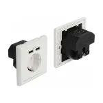 Pistikupesa CEE 7/3 + USB DeLOCK 11471