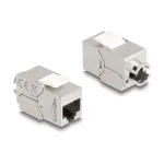 DeLOCK Keystone moodul RJ45 pistik LSA-le Cat.6A &otilde;huke t&ouml;&ouml;riistavaba