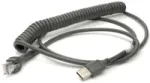 Honeywell USB-kaabel USB-kaabel, spiraalne, Pikkus: 2,9m, V&auml;rvus: must, Voyager/Fusion/Focus jaoks (53-53235-N-3)