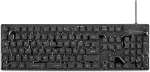 Renkforce RF-3561816 klaviatuur USB + PS/2 QWERTZ saksa must (RF-3561816)