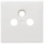 Axing SZU 2-01 pistikupesade katteplaat &ndash; m&otilde;&otilde;tmed 80x80 mm Sobib BSD 963-xx (SZU 2-01)