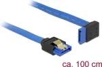 SATA-kaabel DeLOCK 84999 1 m SATA 7-kontaktiline Must Sinine