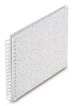 Hama Confetti spiraalk&ouml;itega fotoalbum, 28x24 cm, 50 valget lehek&uuml;lge