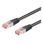 Wentronic Goobay CAT 6 patch-kaabel, S/FTP (PiMF), Must, 30 m - LSZH halogeenivaba, Vask (68699)