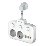 Seinapistikupesa ColorWay CW-CHE24PDW integreeritud 24 W USB-C Power Delivery pesaga