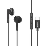 Hama Classy peakomplekt, juhtmega, k&otilde;rvasisene, k&otilde;ned/muusika, USB USB-C, must