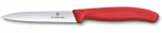 K&ouml;&ouml;ginuga Victorinox Swiss Classic 10 cm juurviljanuga, punane k&auml;epide