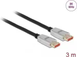 Delock DisplayPorti kaabel 8K 60Hz 3m DisplayPort 1.4 Isane-Isane Must (87042)