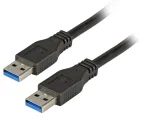 EFB Elektronik Premium USB 3.0 kaabel, USB-A pistik - USB-A pistik, 3 m, must