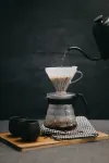 Hario V60 tilk-kohvimasin plastikust suurus 02 - l&auml;bipaistev