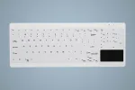CHERRY Active Key MedicalKey AK-C7412 Juhtmega USB klaviatuur Saksa QWERTZ paigutus Valge Desinfitseeritav IP68